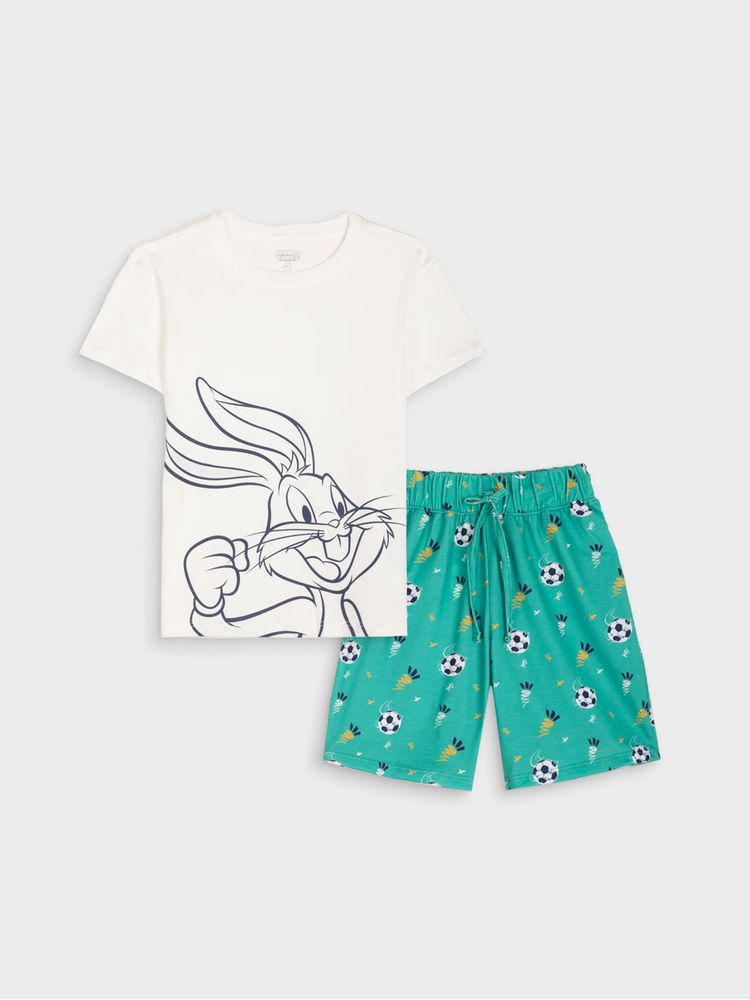 Pijama con Estampado de Looney Toons para Niño 14651