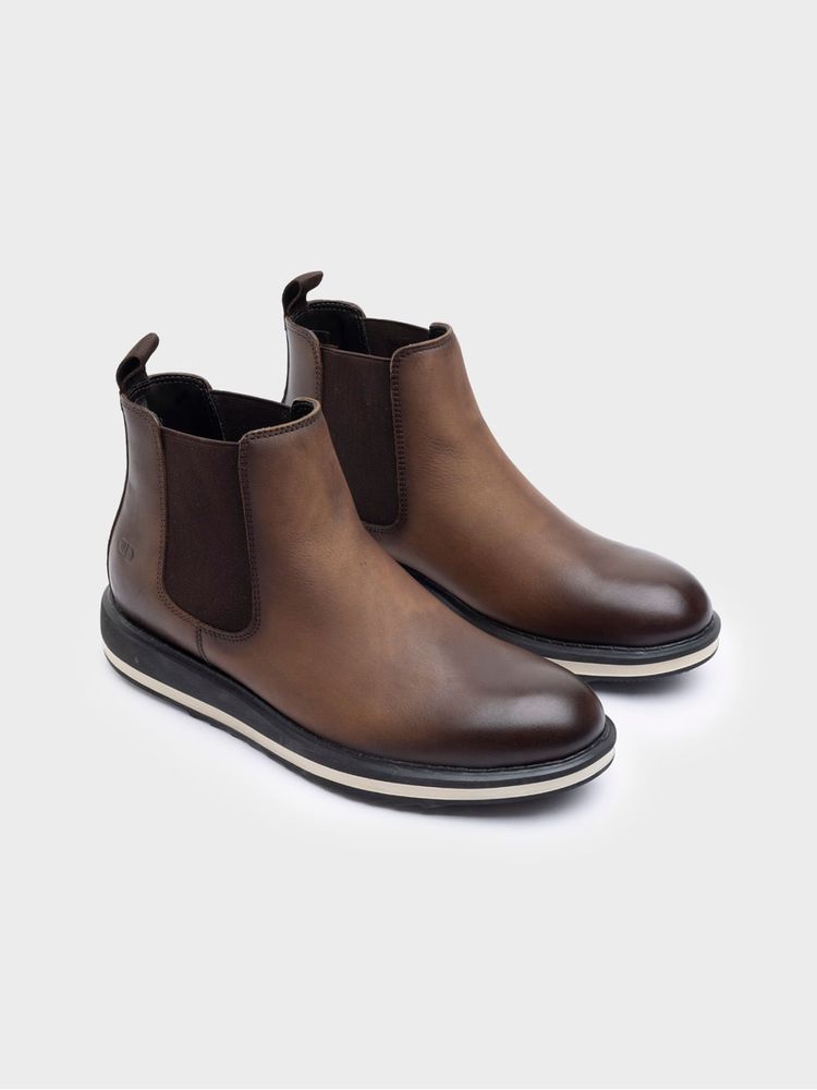 Bota Sin Cordón Tipo Chelsea para Hombre 37877