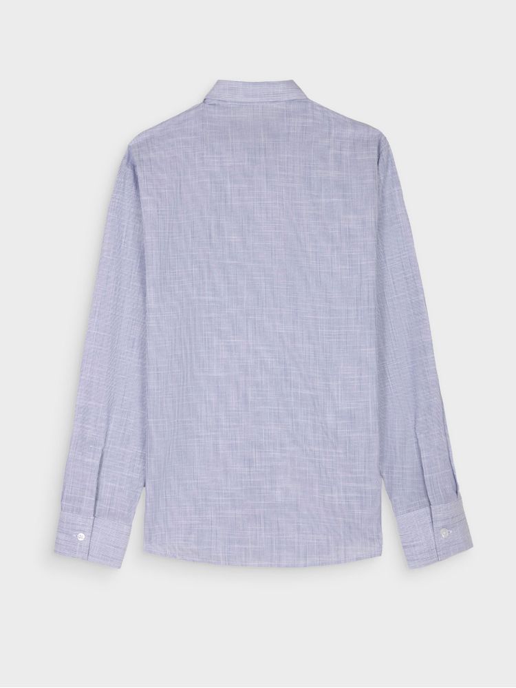 Camisa Casual de Rayas Manga Larga para Hombre 12774