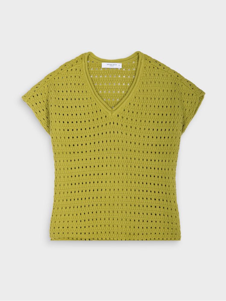 Camiseta Tejida Unicolor para Mujer 40770