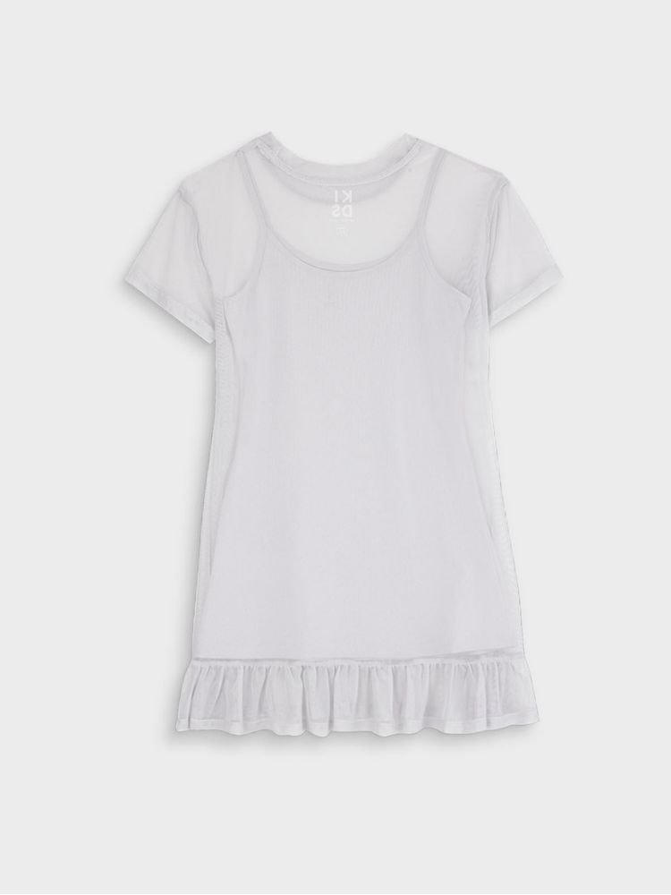 Vestido Unicolor para Niña 14569