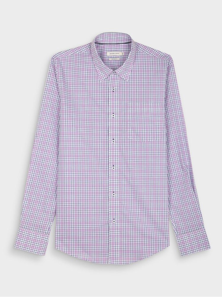 Camisa Cuadros Manga Larga para Hombre 37980