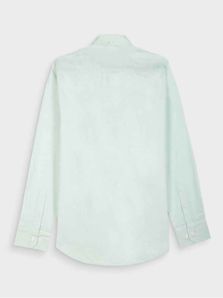 Camisa Unicolor Manga Larga para Hombre 39062