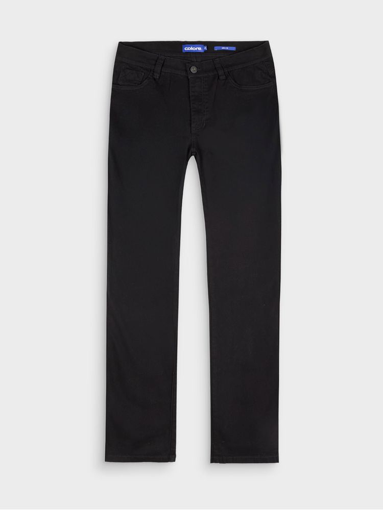Pantalón Unicolor Slim Fit para Hombre 12851