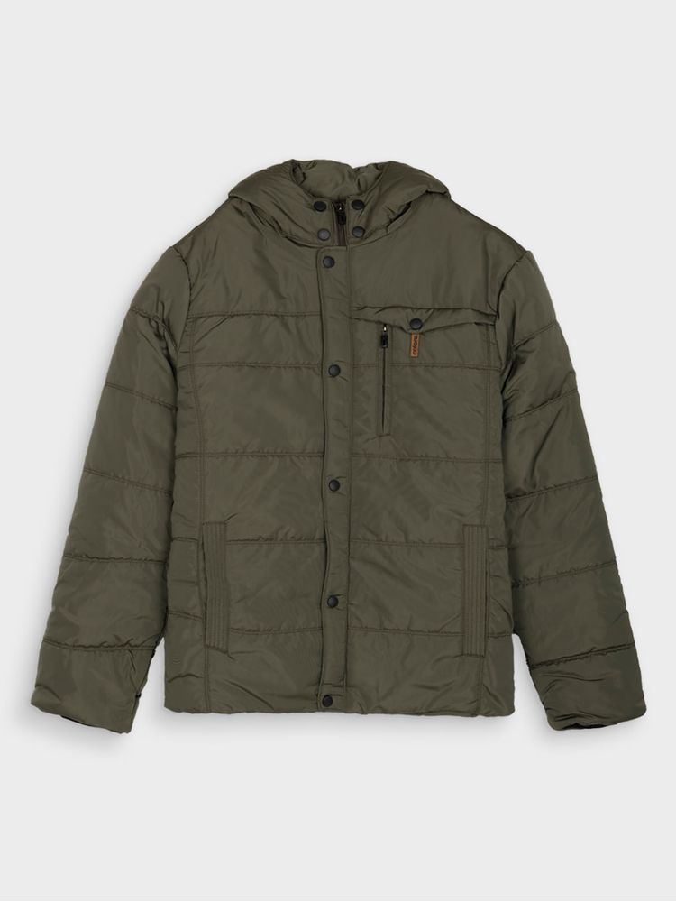 Chaqueta Acolchada Unicolor para Hombre 13401
