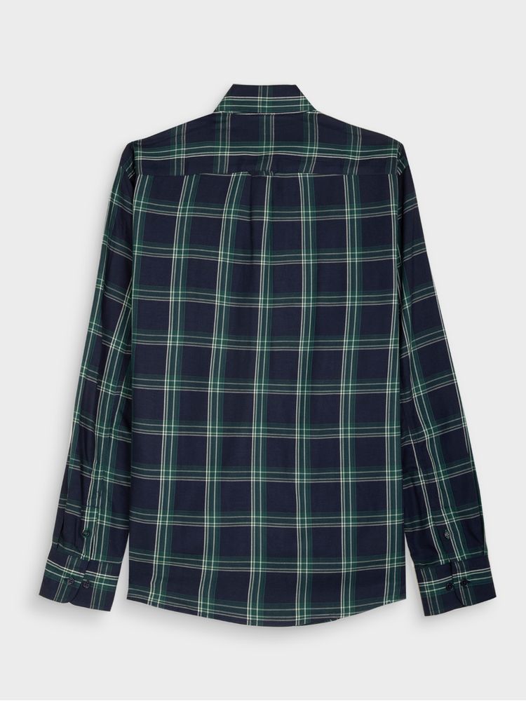 Camisa Cuadros Manga Larga para Hombre 36345