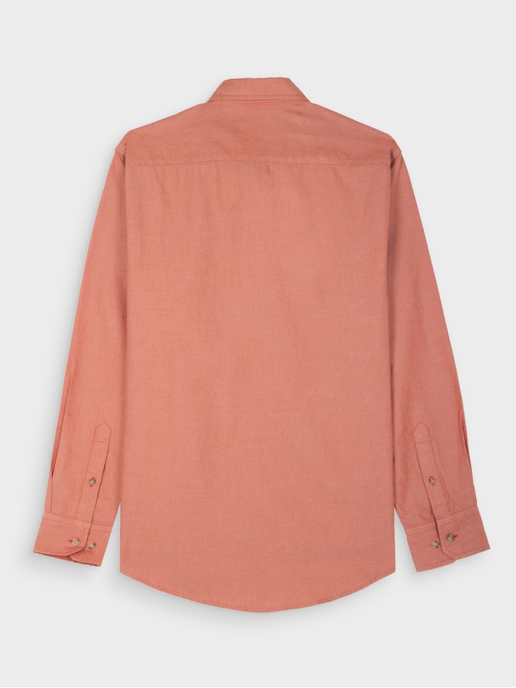 Camisa Unicolor Manga Larga para Hombre 38636