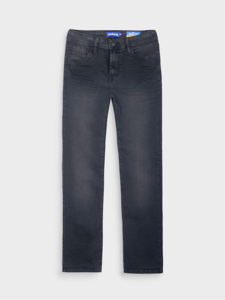 Jean Regular Fit Unicolor para Hombre 13295