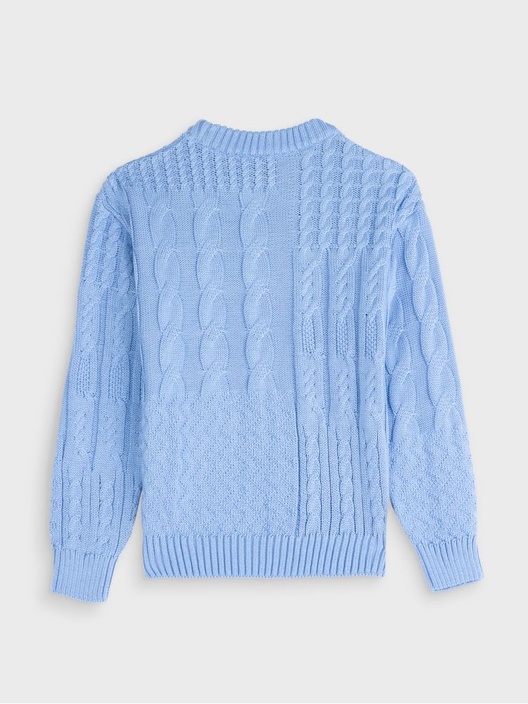 Sweater Tejido Color Azul para Niño 14458