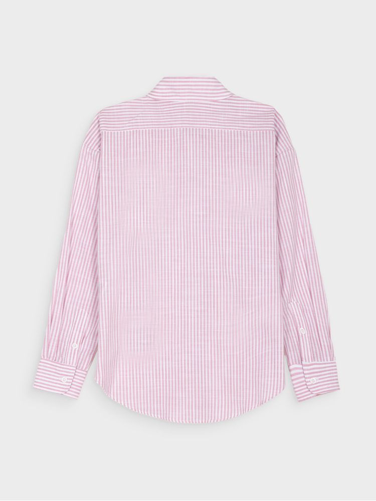 Camisa Manga Larga con Estampado A Rayas 40941