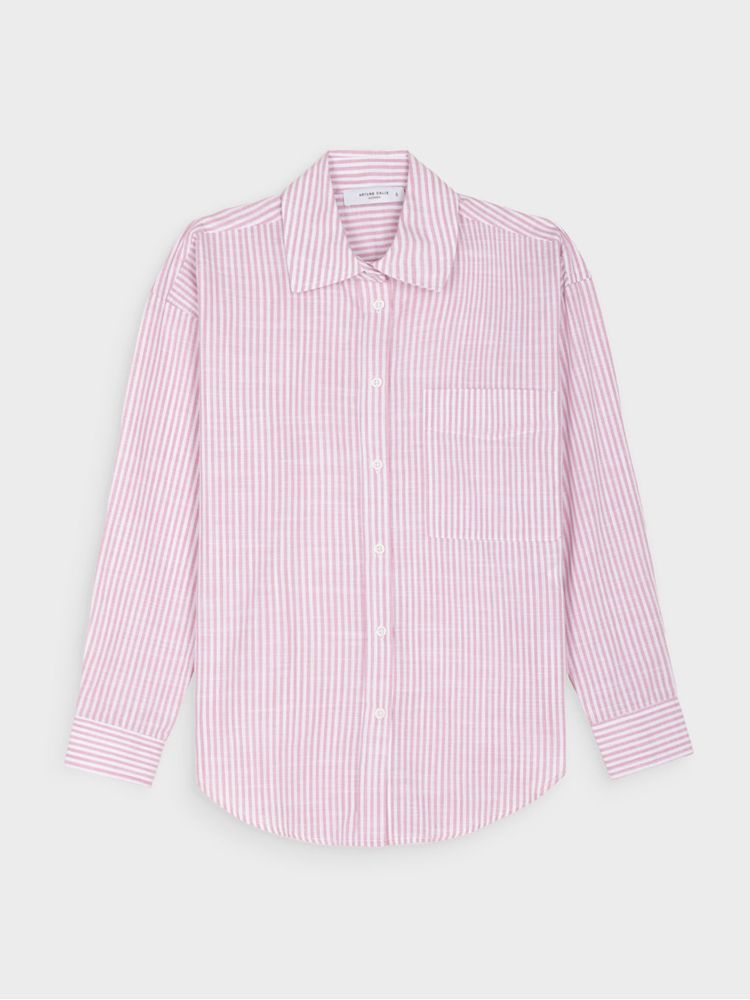 Camisa Manga Larga con Estampado A Rayas 40941