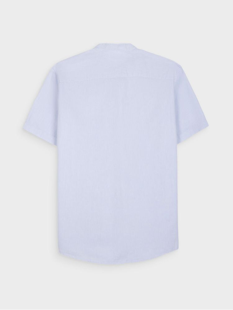 Camisa Unicolor Manga Corta para Hombre 42377