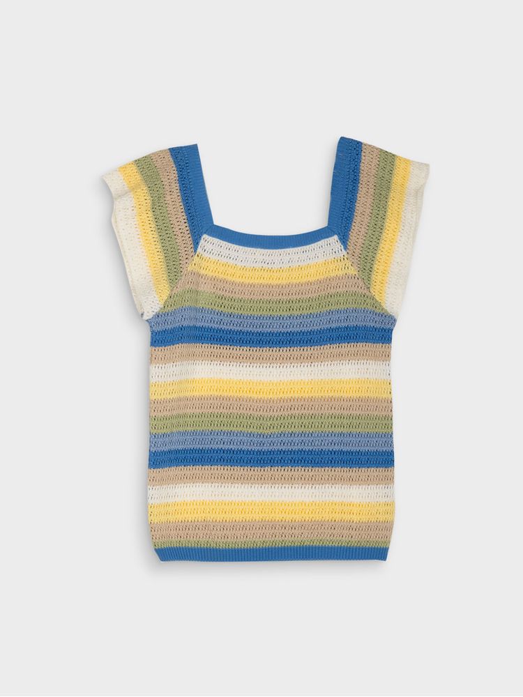 Camisa Tejida con Detalle en Mangas para Mujer 42379