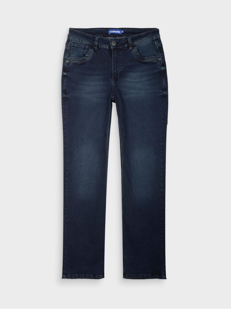 Jean Regular Fit Unicolor para Hombre 13633