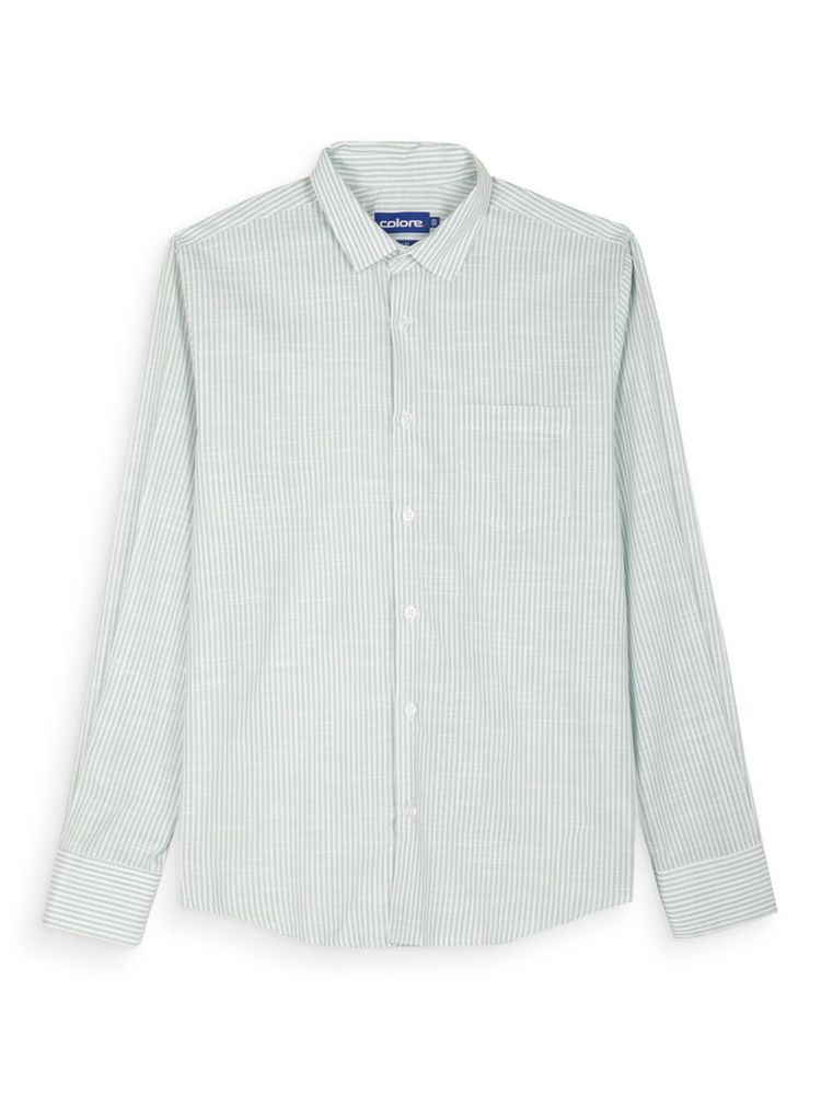 Camisa Casual de Rayas para Hombre 13623