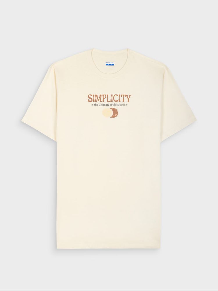 Camiseta Estampada Regular Fit para Hombre 40178