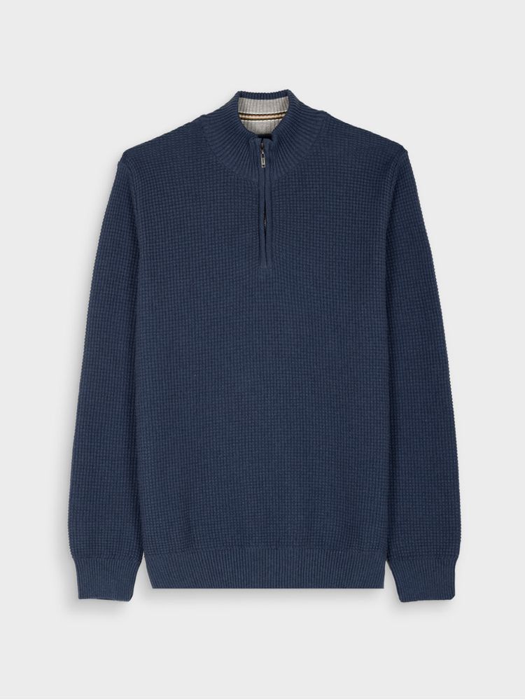 Suéter Cuello Redondo Abierto para Hombre 44227