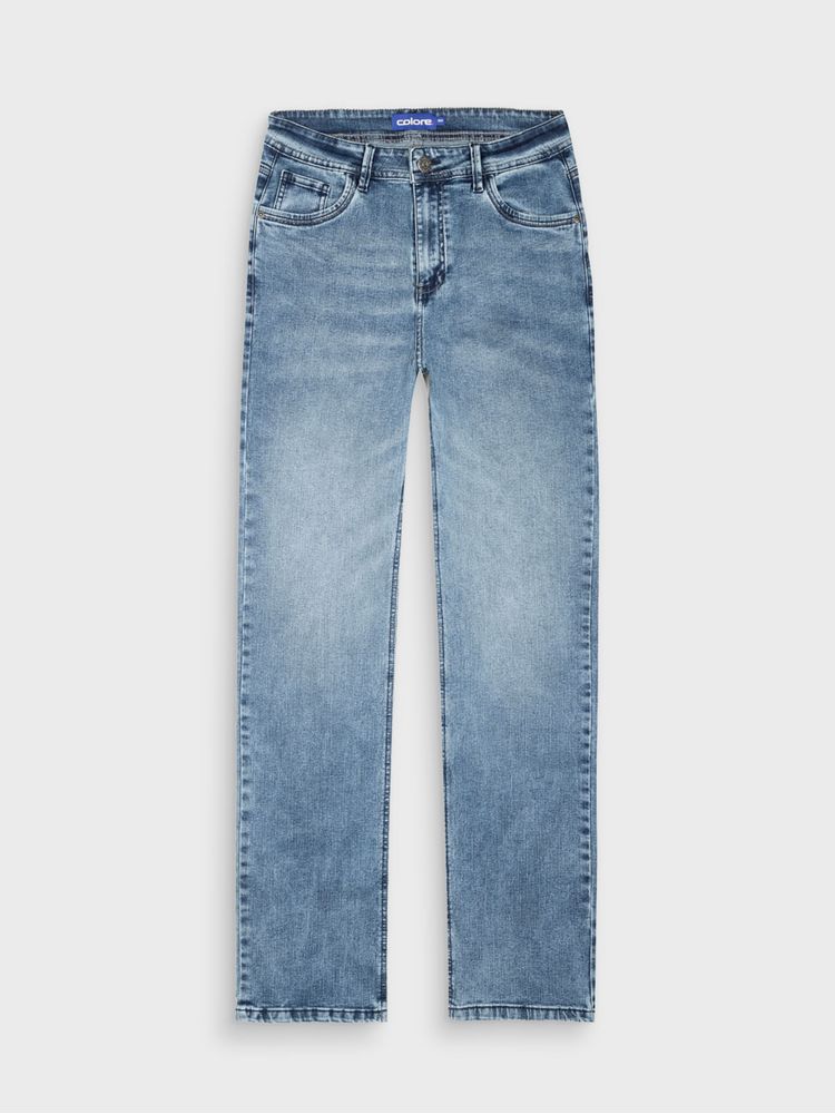Jean Regular Fit Unicolor para Hombre 13147