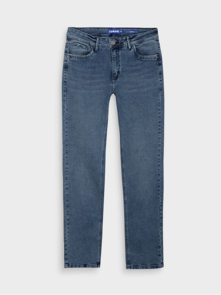 Jean Slim Fit Unicolor para Hombre 13172
