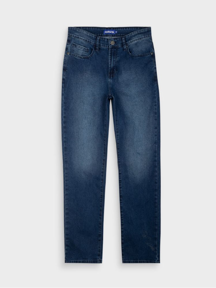 Jean Regular Fit Unicolor para Hombre 13471