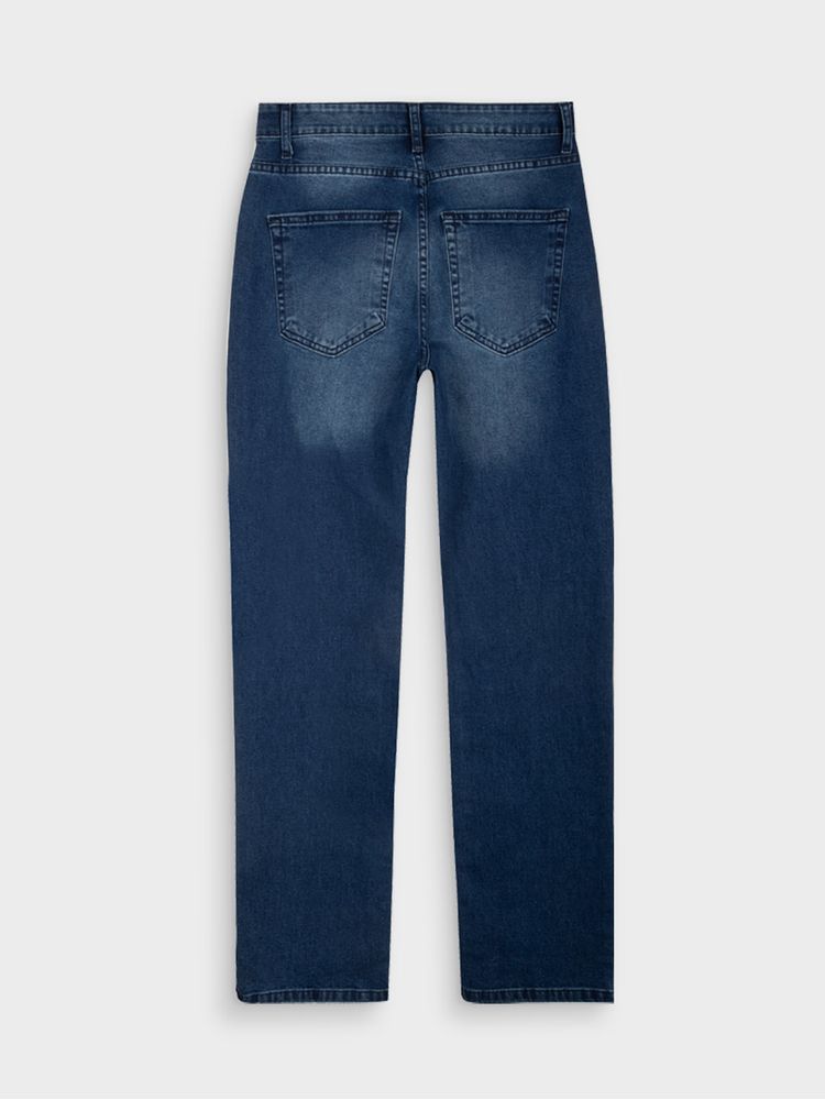 Jean Regular Fit Unicolor para Hombre 13471