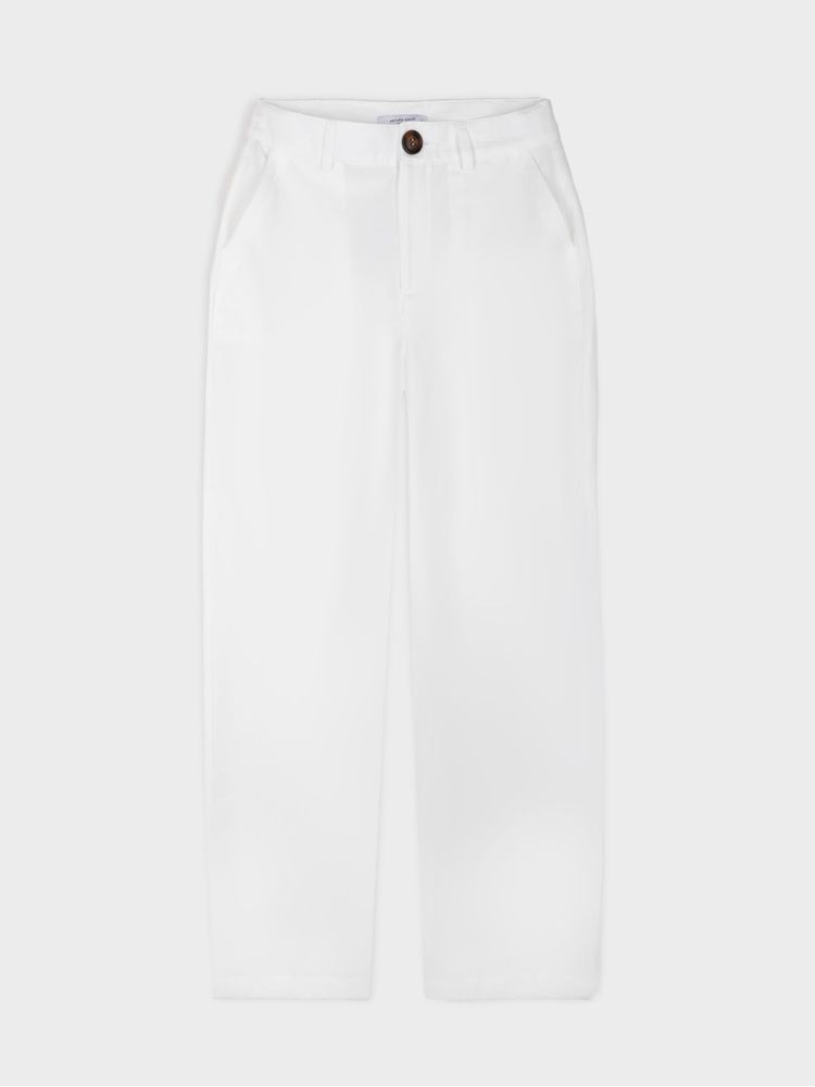Pantalón Unicolor Silueta Recta para Mujer 38245