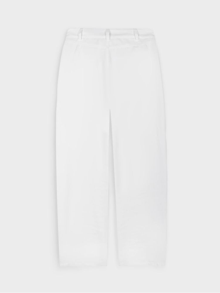 Pantalón Unicolor Silueta Recta para Mujer 38245
