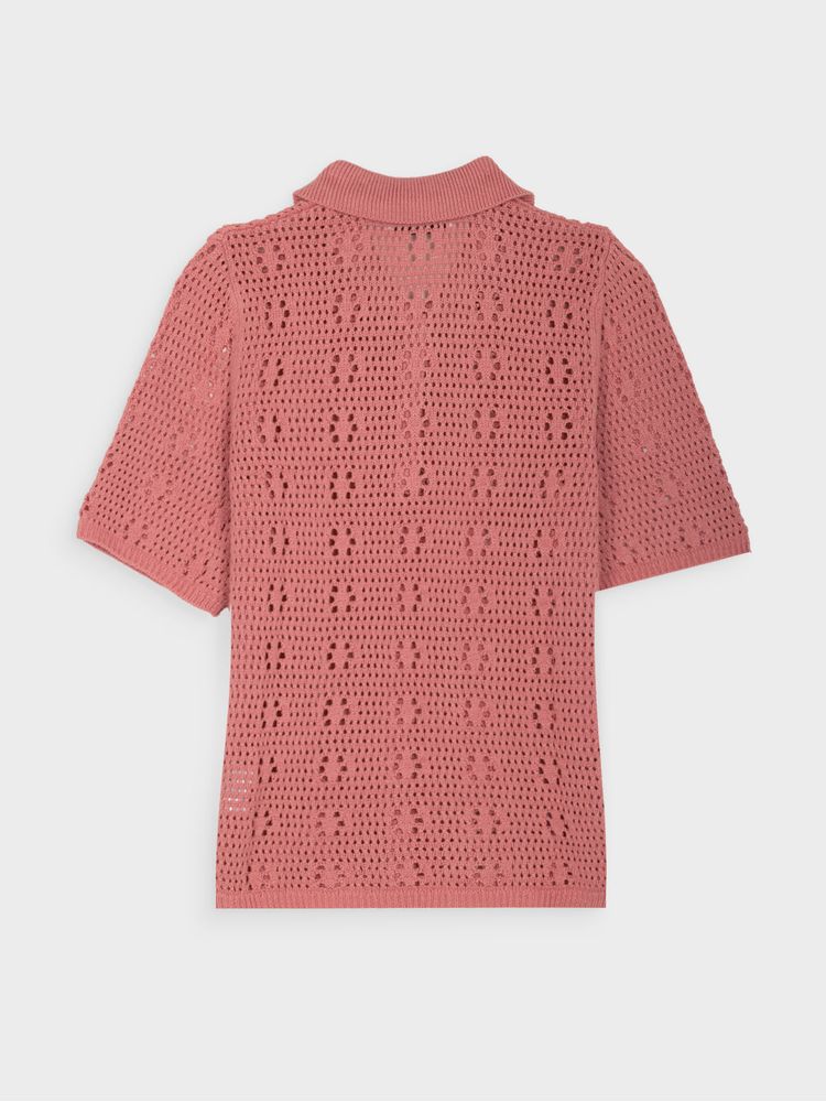 Camiseta Tejida Manga Corta para Mujer 39004