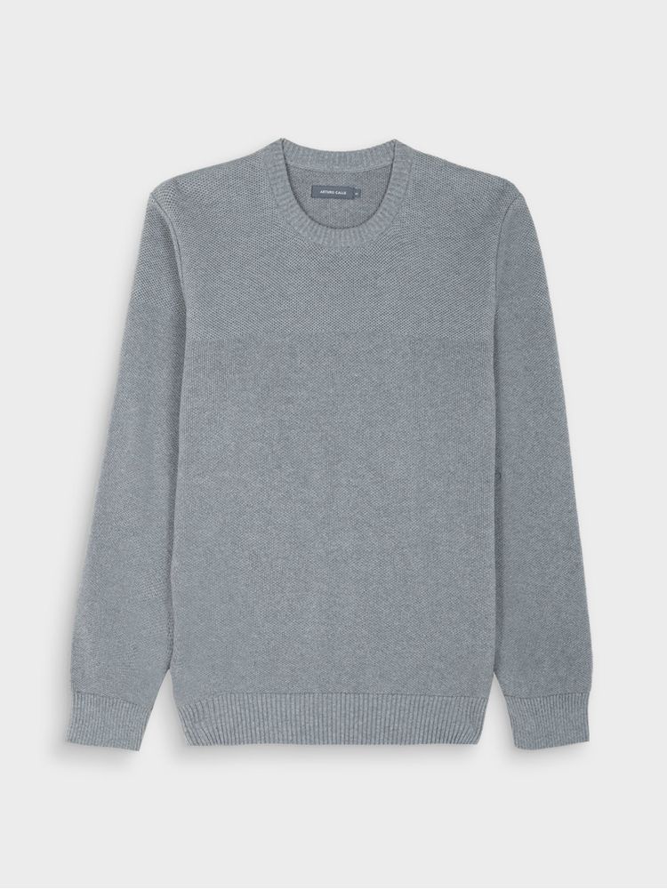 Suéter Tejido Unicolor para Hombre 39635