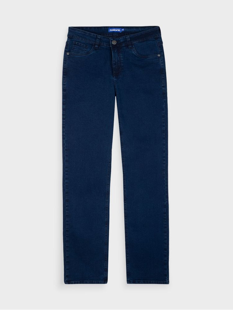 Jean Regular Fit Unicolor para Hombre 12604