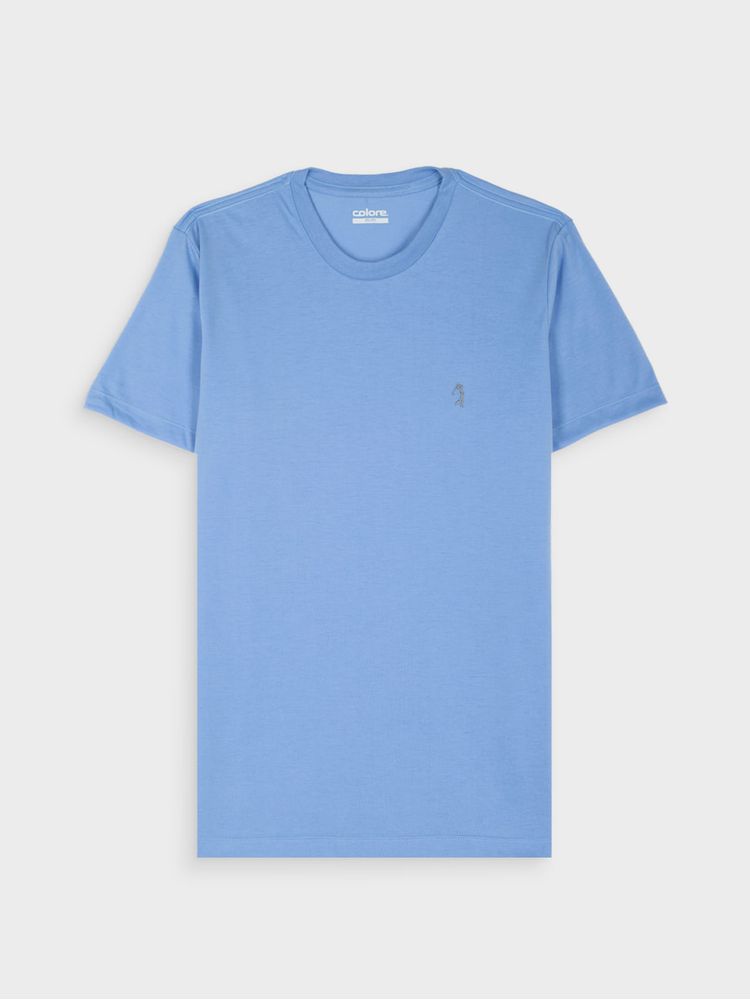 Camiseta Unicolor Básica para Hombre 12845