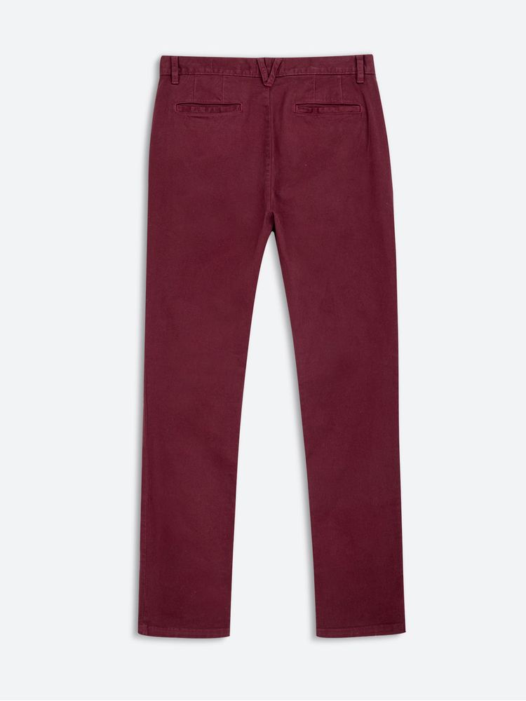 Pantalón Unicolor Slim Fit para Hombre 10924