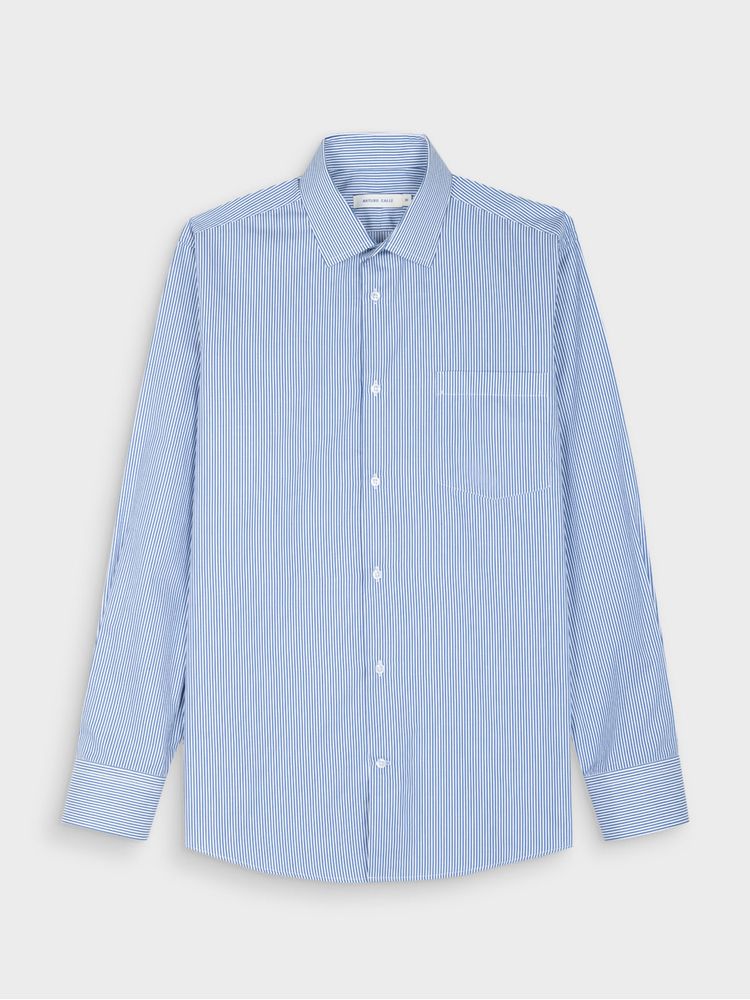 Camisa Formal Manga Larga Semi Slim Fit para Hombre 43728