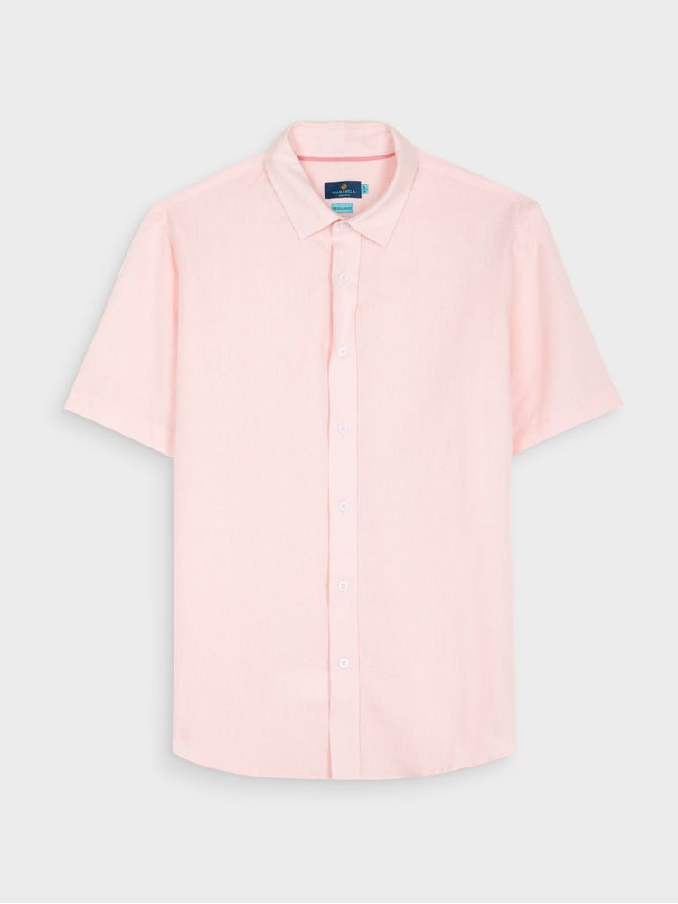 Camisa de Lino y Algodón para Hombre 03424