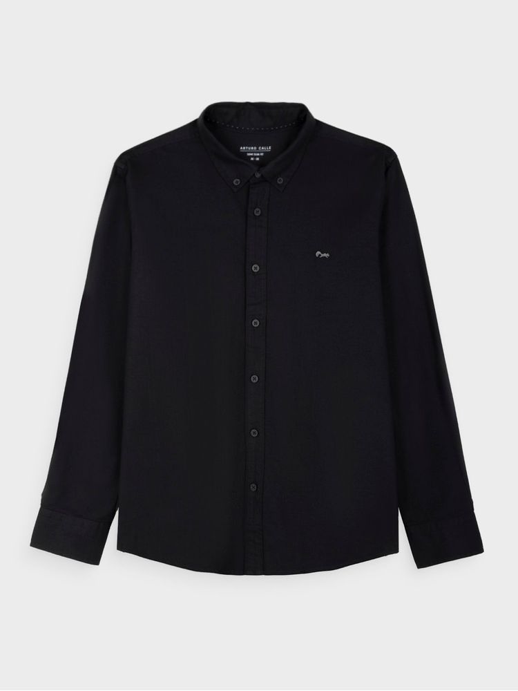 Camisa Oxford Manga Larga para Hombre 40508