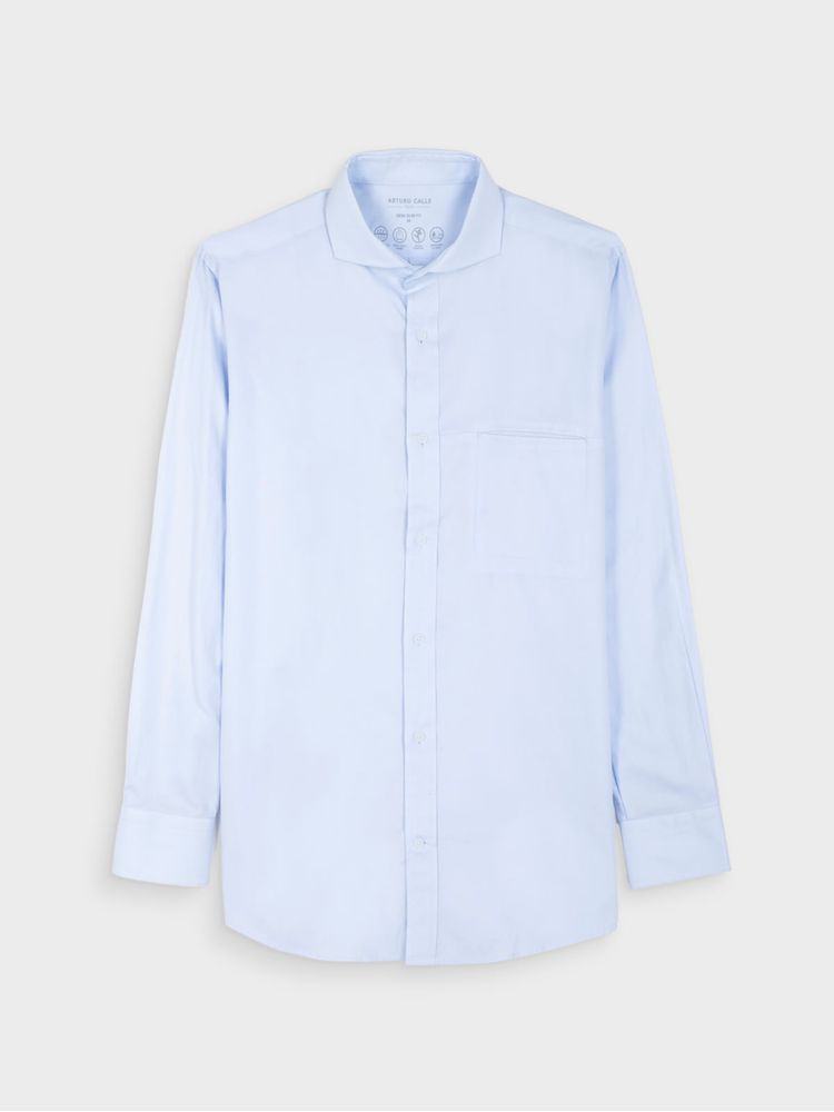 Camisa Formal Algodón Premium para Hombre Semi Slim Fit 33368