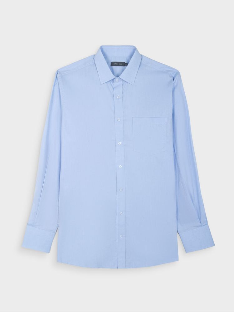 Camisa Formal Unicolor Semi Slim Fit para Hombre 38100