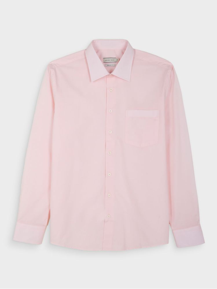 Camisa Formal Unicolor Regular Fit para Hombre 41649