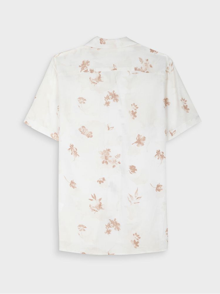 Camisa Estampada Manga Corta para Hombre 42571