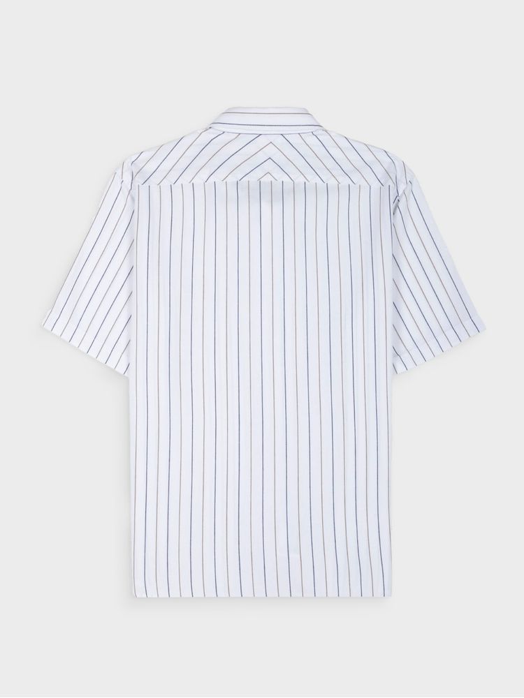 Camisa Rayas Manga Corta para Hombre 42579