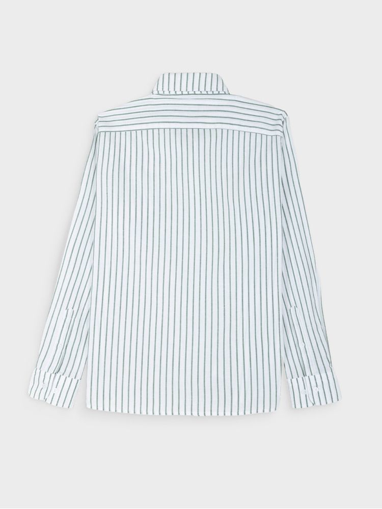 Camisa Lino Manga Larga para Hombre 43323