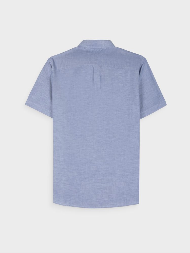 Camisa Unicolor Manga Corta para Hombre 44223