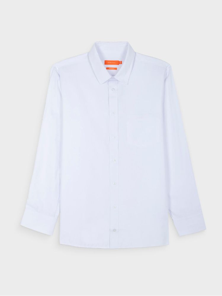 Camisa Unicolor Mana Larga para Hombre 44276
