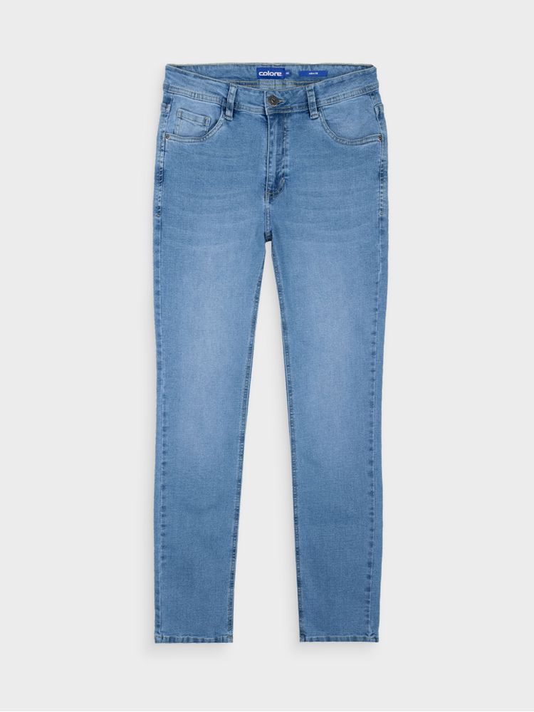 Jean Slim Fit Unicolor para Hombre 13798