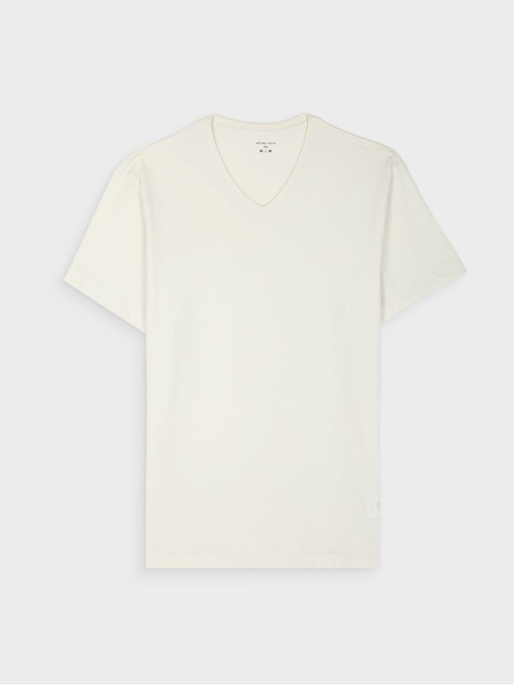Camiseta Unicolor Slim Fit para Hombre 42717