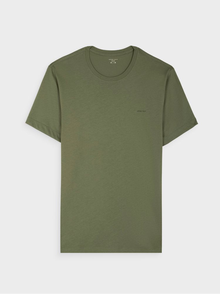 Camiseta Unicolor Regular Fit para Hombre 42715