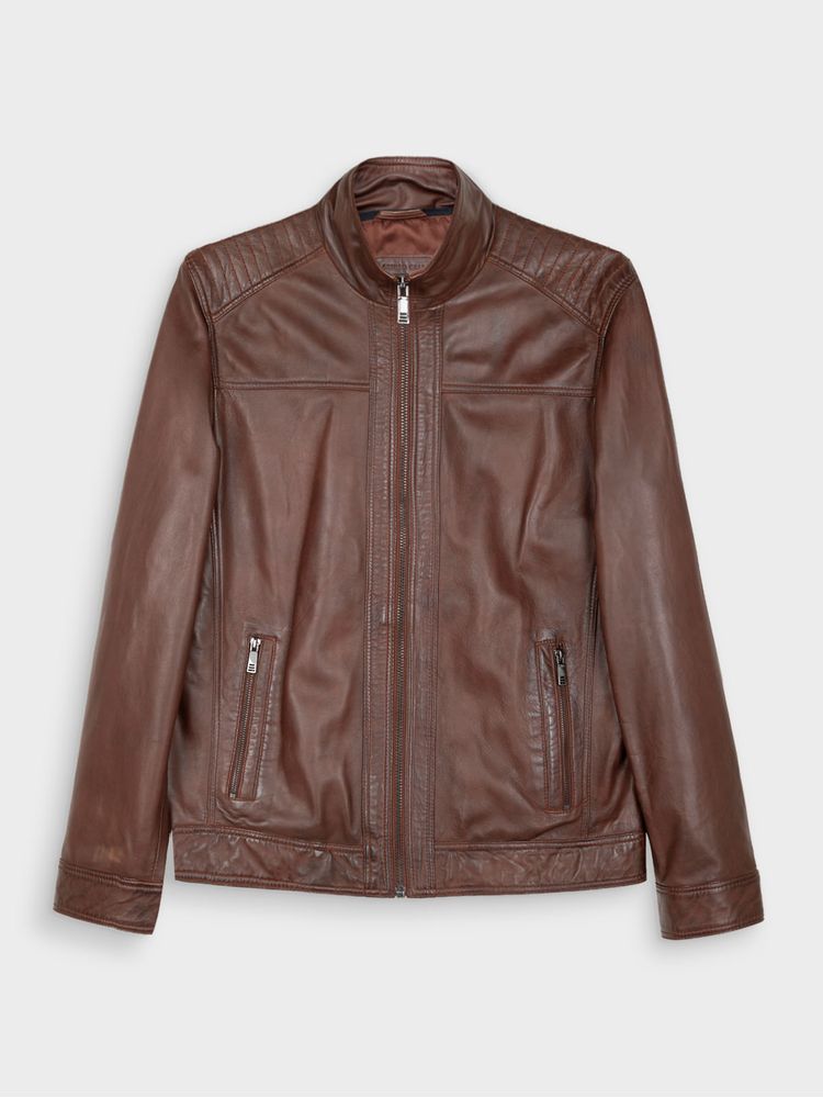 Chaqueta de Cuero de Cordero para Hombre 38593
