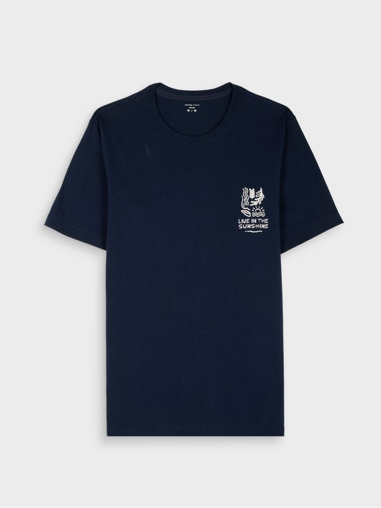 Camiseta Estampada Regular Fit para Hombre 42641