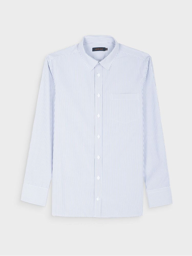 Camisa Rayas Manga Larga para Hombre 44278