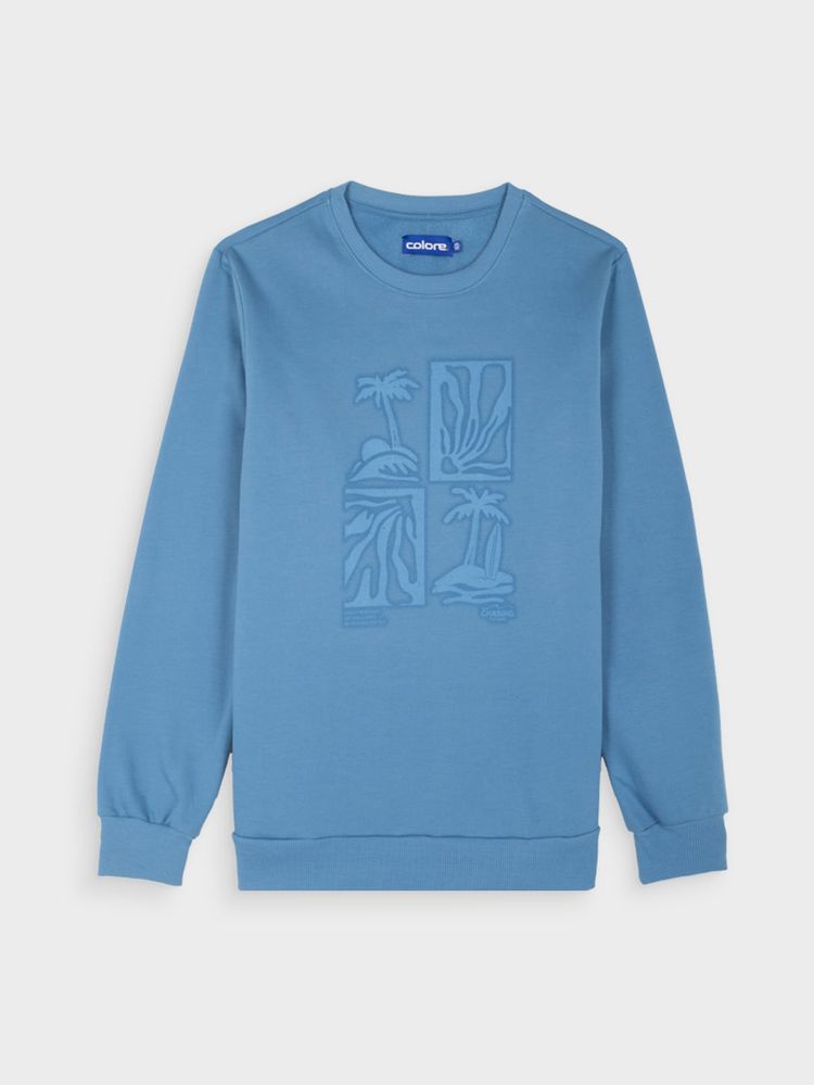 Buzo Cerrado con Estampado para Hombre 13540